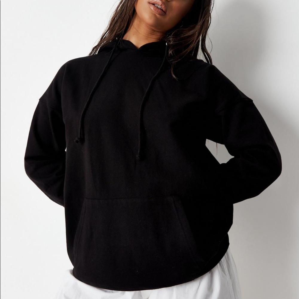Missguided Basic Black Hoodie